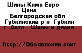 Шины Кама Евро 129 › Цена ­ 4 000 - Белгородская обл., Губкинский р-н, Губкин г. Авто » Шины и диски   